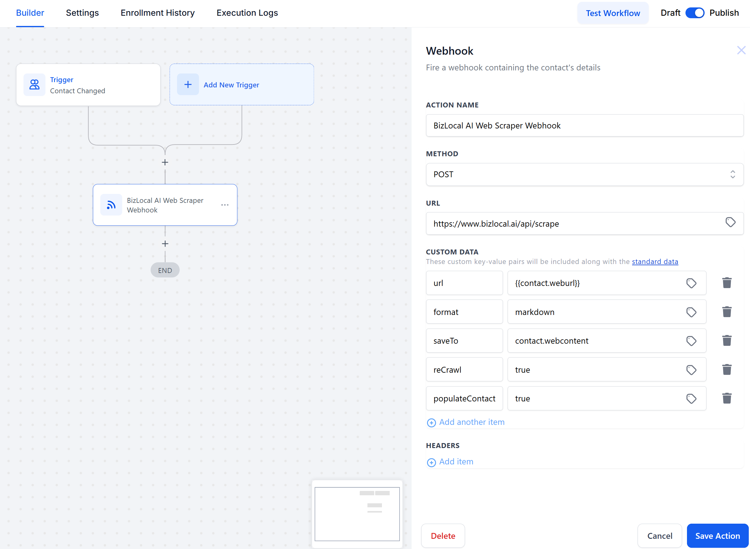 Config Webhook